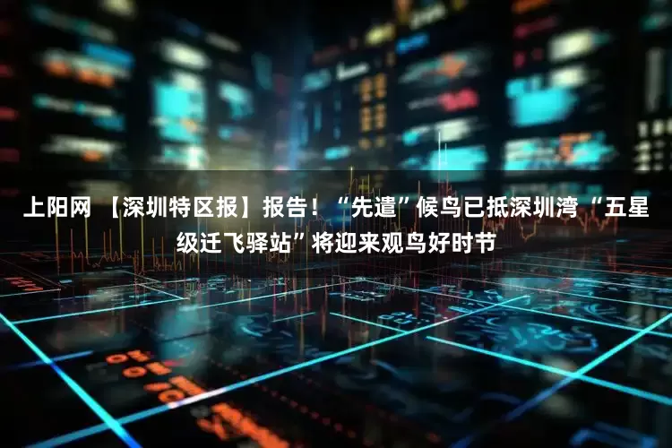 上阳网 【深圳特区报】报告！“先遣”候鸟已抵深圳湾 “五星级迁飞驿站”将迎来观鸟好时节